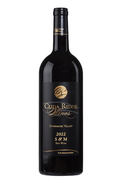 Cuda Ridge S&M Red Wine, Livermore Wine Valley, CA